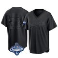 Ldoa LA.Dodgers #23 Kyle Tucker Player Black World Series Meet Pitch Fashion T-shirt Stitched Jerseys