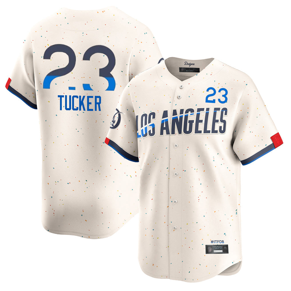Ldoa LA.Dodgers #23 Kyle Tucker Player Cream City Connect Limited Home Stitched Jerseys
