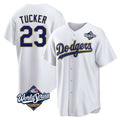 Ldoa LA.Dodgers #23 Kyle Tucker Player Gold White World Series 2026 Collection Stadium Game Stitched Jerseys