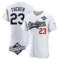 Ldoa LA.Dodgers #23 Kyle Tucker Player Gold White World Series 2026 Collection Stadium Limited Elite Stitched Jerseys