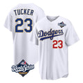 Ldoa LA.Dodgers #23 Kyle Tucker Player Gold White World Series 2026 Collection Stadium Limited Stitched Jerseys