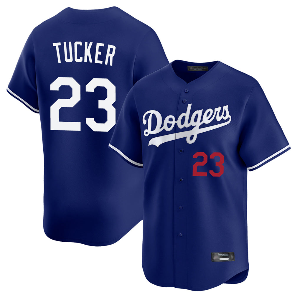 Ldoa LA.Dodgers #23 Kyle Tucker Player Royal Limited Home Stitched Jerseys