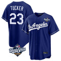 Ldoa LA.Dodgers #23 Kyle Tucker Player Royal World Series Game Stitched Jerseys
