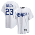 Ldoa LA.Dodgers #23 Kyle Tucker Player White Game Home Stitched Jerseys
