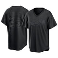 Ldoa LA.Dodgers #25 Tommy Edman Player Black Pitch Fashion T-shirt Stitched Jerseys