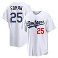 Ldoa LA.Dodgers #25 Tommy Edman Player Gold White 2026 Collection Stadium Limited Stitched Jerseys