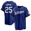 Ldoa LA.Dodgers #25 Tommy Edman Player Royal City Connect Home Game Stitched Jerseys