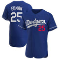 Ldoa LA.Dodgers #25 Tommy Edman Player Royal Limited Elite Home Stitched Jerseys