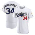 Ldoa LA.Dodgers #34 Fernando Valenzuela Player Gold White 2026 Collection Stadium Limited Elite Stitched Jerseys