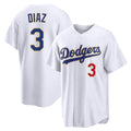 Ldoa LA.Dodgers #3 Edwin D¡§aaz Player Gold White 2026 Collection Stadium Limited Stitched Jerseys