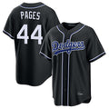 Ldoa LA.Dodgers #44 Andy Pages Player Black Carbon Limited Home Stitched Jerseys