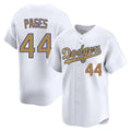 Ldoa LA.Dodgers #44 Andy Pages Player Gold Collection Limited Home Stitched Jerseys