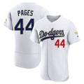 Ldoa LA.Dodgers #44 Andy Pages Player Gold White 2026 Collection Stadium Limited Elite Stitched Jerseys