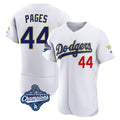 Ldoa LA.Dodgers #44 Andy Pages Player Gold White World Series Meet 2026 Collection Stadium Limited Elite Stitched Jerseys