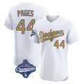 Ldoa LA.Dodgers #44 Andy Pages Player Gold World Series Meet Limited Elite Home Stitched Jerseys
