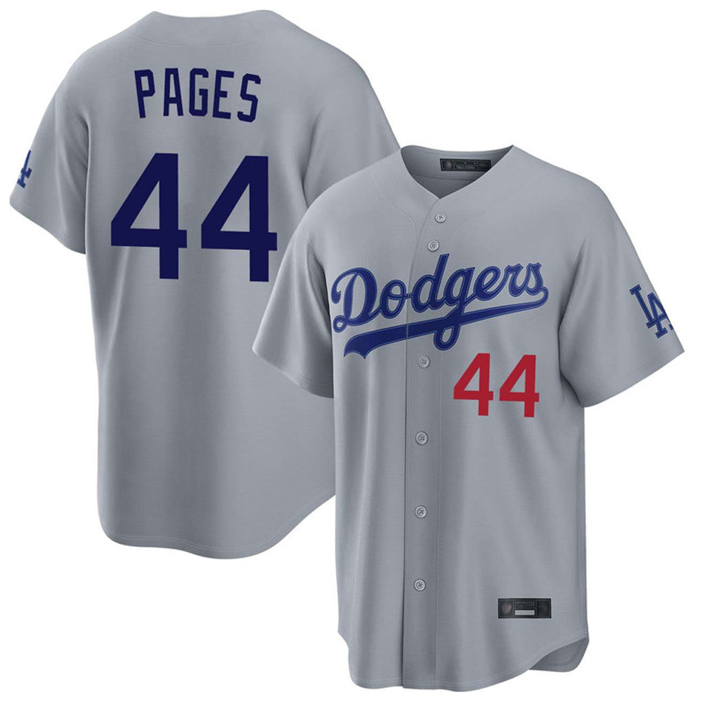 Ldoa LA.Dodgers #44 Andy Pages Player Gray Game Limited Home Stitched Jerseys
