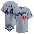 Ldoa LA.Dodgers #44 Andy Pages Player Gray World Series Meet Limited Home Stitched Jerseys