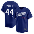 Ldoa LA.Dodgers #44 Andy Pages Player Royal Limited Home Stitched Jerseys