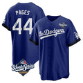 Ldoa LA.Dodgers #44 Andy Pages Player Royal World Series City Connect Home Game Stitched Jerseys