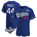 Ldoa LA.Dodgers #44 Andy Pages Player Royal World Series Limited Elite Home Stitched Jerseys