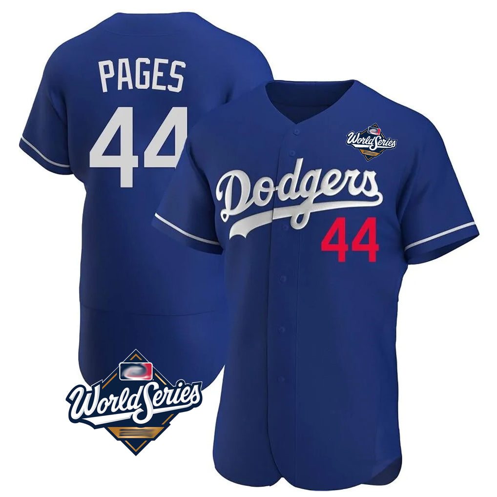 Ldoa LA.Dodgers #44 Andy Pages Player Royal World Series Limited Elite Home Stitched Jerseys