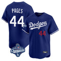 Ldoa LA.Dodgers #44 Andy Pages Player Royal World Series Meet Limited Home Stitched Jerseys