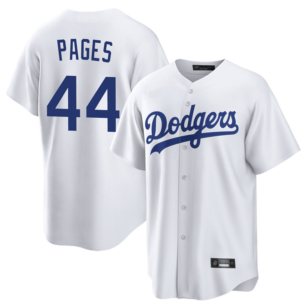 Ldoa LA.Dodgers #44 Andy Pages Player White Game Home Stitched Jerseys