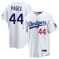 Ldoa LA.Dodgers #44 Andy Pages Player White Home Game Stitched Jerseys