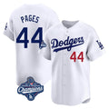 Ldoa LA.Dodgers #44 Andy Pages Player White World Series Meet Limited Home Stitched Jerseys
