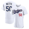 Ldoa LA.Dodgers #50 Mookie Betts Player Gold White 2026 Collection Stadium Limited Elite Stitched Jerseys