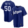 Ldoa LA.Dodgers #50 Mookie Betts Player Royal Game Stitched Jerseys