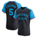 Ldoa LA.Dodgers #5 Freddie Freeman Player Black National League All-Star Limited Elite Home Stitched Jerseys