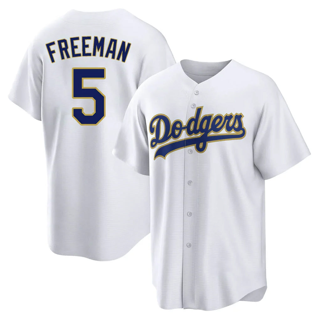 Ldoa LA.Dodgers #5 Freddie Freeman Player White 2026 Collection Stadium Game Stitched Jerseys
