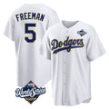 Ldoa LA.Dodgers #5 Freddie Freeman Player White World Series 2026 Collection Stadium Game Stitched Jerseys