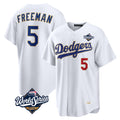 Ldoa LA.Dodgers #5 Freddie Freeman Player White World Series 2026 Collection Stadium Limited Stitched Jerseys