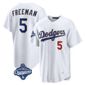 Ldoa LA.Dodgers #5 Freddie Freeman Player White World Series Meet 2026 Collection Stadium Limited Stitched Jerseys