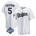 Ldoa LA.Dodgers #5 Freddie Freeman Player White World Series Meet White 2026 Collection Stadium Game Stitched Jerseys