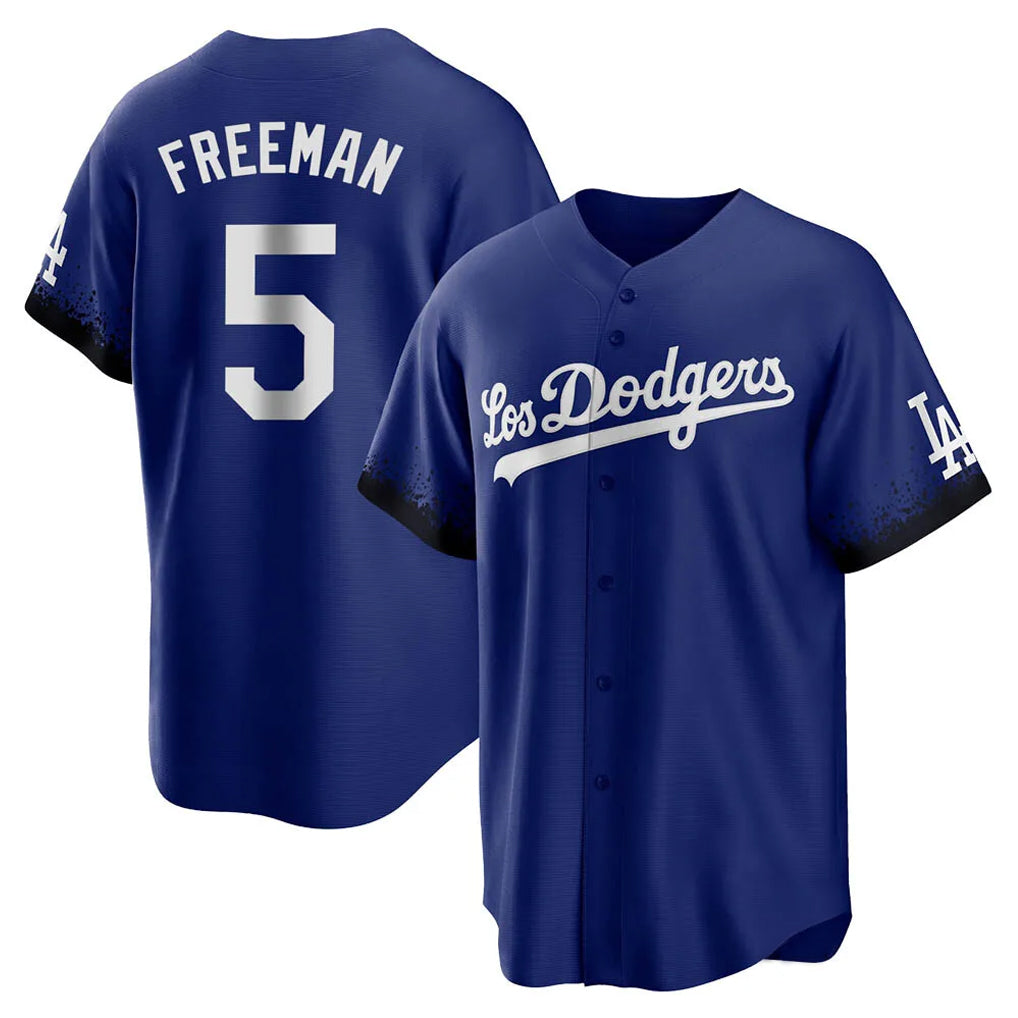 Ldoa LA.Dodgers #5 Freddie Freeman Player Royal City Connect Home Game Stitched Jerseys