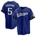 Ldoa LA.Dodgers #5 Freddie Freeman Player Royal City Connect Home Game Stitched Jerseys