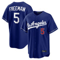 Ldoa LA.Dodgers #5 Freddie Freeman Player Royal Game Home Stitched Jerseys