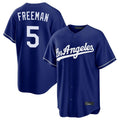 Ldoa LA.Dodgers #5 Freddie Freeman Player Royal Game Stitched Jerseys