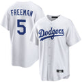 Ldoa LA.Dodgers #5 Freddie Freeman Player White Game Home Stitched Jerseys