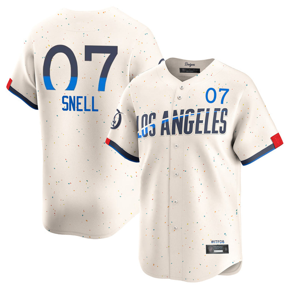 Ldoa LA.Dodgers #7 Blake Snell Player Cream City Connect Limited Home Stitched Jerseys