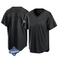 Ldoa LA.Dodgers #8 Enrique Hern?¡ì?¨¦ndez Player Black World Series Meet Pitch Fashion T-shirt Stitched Jerseys