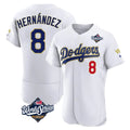 Ldoa LA.Dodgers #8 Enrique Hern?¡ì?¨¦ndez Player Gold White World Series 2026 Collection Stadium Limited Elite Stitched Jerseys