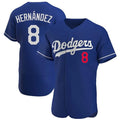Ldoa LA.Dodgers #8 Enrique Hern?¡ì?¨¦ndez Player Royal Limited Elite Home Stitched Jerseys