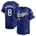 Ldoa LA.Dodgers #8 Enrique Hern?¡ì?¨¦ndez Player Royal Tokyo Series Vapor Premier Limited Stitched Jerseys