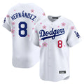 Ldoa LA.Dodgers #8 Enrique Hern?¡ì?¨¦ndez Player White Tokyo Series Vapor Premier Limited Stitched Jerseys