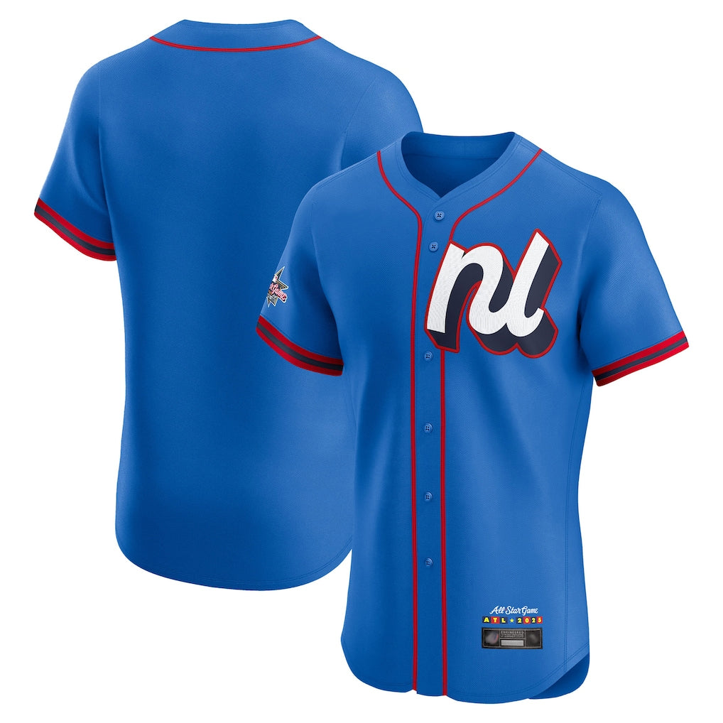 Ldoa LA.Dodgers Blank Player Blue All-Star Limited Elite Home Stitched Jerseys