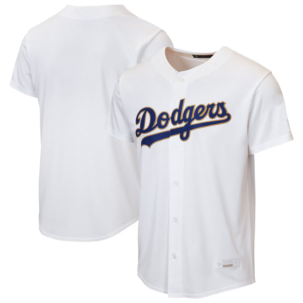 Ldoa LA.Dodgers Blank Player Gold White 2026 Collection Stadium Game Stitched Jerseys